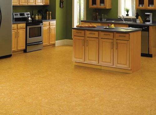 Напольная пробка на кухне