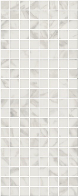 Декор Kerama Marazzi MM7203 Алькала белый мозаичный 20х50