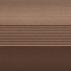 Порог (стык) Русский профиль  разноуровневый анодированный, 20*2700 мм, Шампань матовая