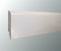 Плинтус МДФ TeckWood 70х16х2150 мм. Прайм Прямой белый глянцевый, 1 м.п.