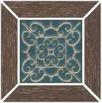 Вставка Kerama Marazzi ID154 Тровазо наборный коричневый светлый матовый 13x13x0,9