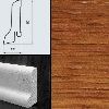 Плинтус шпонированный Burkle Мербау 60x22, 1 м.п.