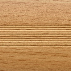 Порог (стык) Русский профиль Т-образный декорированный, 13*2700 мм, Бук натуральный