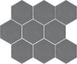 Керамогранит Kerama Marazzi SG1002N Тюрен серый темный, полотно 37х31 из 9 частей 12х10,4 12х10,4х7, 1 кв.м.