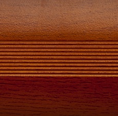 Порог (стык) Русский профиль Т-образный декорированный, 13*1800 мм, Вишня деревенская