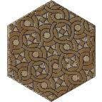 Декор Kerama Marazzi VT/A559/SG23039N Гроссето жёлтый  20x23,1x0,7