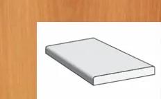 Добор МДФ 2070х120х8мм для дверей ПВХ П-12, Миланский орех