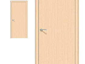 Межкомнатная дверь Браво Финиш Флекс Gost Гост-0 Л-21 БелДуб, без усиления