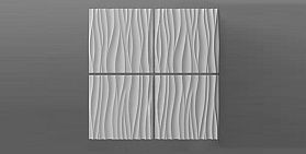 Гипсовая 3D панель DecoStyl Шелковая волна 2 (010)