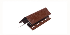 Наружный угол 50мм для винилового сайдинга Fineber Extra Acrylic (L=3050), Могано