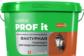 Краска фактурная ЛАКРА PROF IT, 9 кг