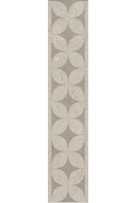 Плитка из керамогранита Kerama Marazzi OS/A218/8340 Бордюр Туф бежевый светлый глянцевый 30х5,7 30x5,7x6,9