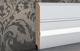 Напольный плинтус с подсветкой Evrowood PN 120 LED (110х16х2000мм), 1 м.п.