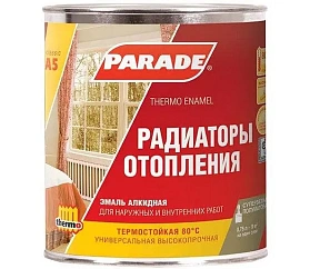 Эмаль алкидная термо полуматовая Parade А5, база А 0,75л