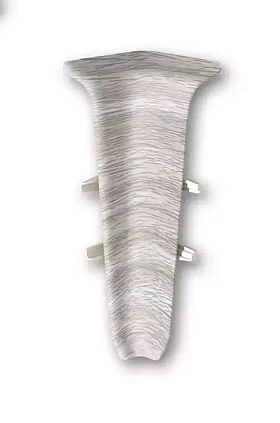 Угол внутренний для плинтуса Deconika Д-П100-В (пластиковый с кабель-каналом) 294 Орех антик, 100мм