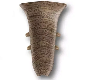 Угол внутренний для плинтуса Идеал Классик-70,К-П70-В 291 Орех, 70 мм