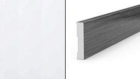 Плинтус плоский для дверей Profil Doors из экологического шпона серия Z, Аляска