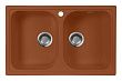 Мойка кухонная AquaGranitEx M-15 (307) терракот