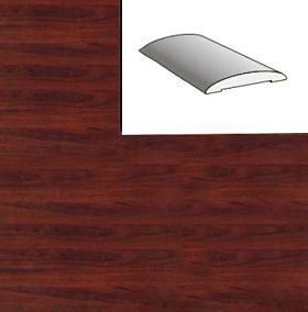 Наличник для шпонированных дверей Браво Ш Т-35 Красное дерево