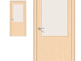 Межкомнатная дверь Браво Финиш Флекс Gost Гост-13 Л-21 (БелДуб) Magic Fog без усиления