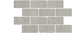 Бордюр Kerama Marazzi BR032 Сан-Марко мозаичный серый светлый матовый обрезной 46,5x26,5x0,9