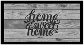 Коврик Vebe Sweet Wood, 70 Серый 40x60 см