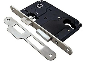 Замок цилиндровый 85мм Rossi QB1 SN Никель матовый