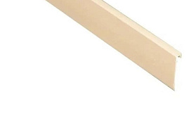 Плинтус ПВХ коннелюрный Bonkeel 2200х28мм, бежевый (верхняя часть)