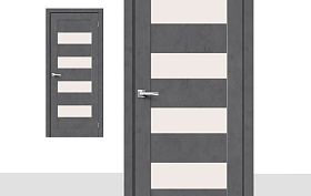 Межкомнатная дверь Браво-23 Slate Art Magic Fog