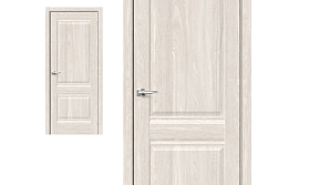 Межкомнатная дверь Браво Эко Шпон Прима-2 Ash White