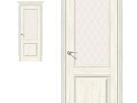 Межкомнатная дверь Классико-33 Nordic Oak White Сrystal