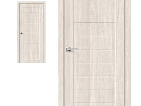 Межкомнатная дверь Браво Эко Шпон Мода-22 Base Line Ash White
