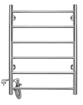 Полотенцесушитель электрический Domoterm Аврора DMT 109-6 50х71 EK L