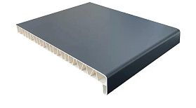 Подоконник ПВХ Bauset МПР-40 Антрацит, 1 м.п.