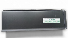 Напольный плинтус Deconika Д-П70 (пластиковый с кабель-каналом) 007 Черный 2200/70/22мм, 1 м.п.