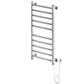 Полотенцесушитель электрический кабельный Ника STEP-1 100x50, правый тэн, хром