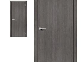 Межкомнатная дверь Браво Эко Шпон Браво-0 Grey Veralinga