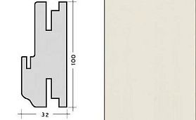 Коробка фигурная телескопическая Престиж для дверей Profil Doors серия X Пекан белый