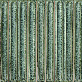 Декор чипсет Kerama Marazzi Марокканская коллекция Далия KMD2SOB006BN зеленый глянцевый 20x20x0,95