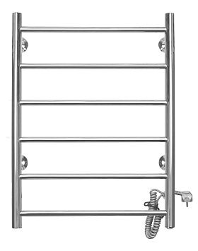 Полотенцесушитель электрический Domoterm Аврора DMT 109-6 50х71 EK R, нижнее правое