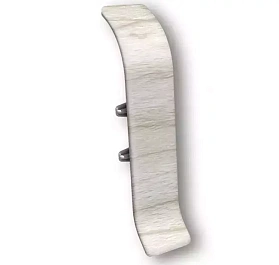 Соединитель для плинтуса Идеал Классик-85, К-П85-С 267 Клен белый, 85мм