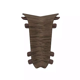 Угол внутренний для плинтуса Идеал Классик-55, К-П55-В 351 Каштан, 55мм