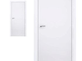 Межкомнатная дверь Profil Doors экошпон серия E 1E Аляска, глухое полотно