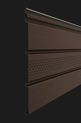 Софит c центральной перфорацией Docke Premium Каштан