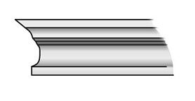 Карниз Тип-3 для дверей Браво, Т-06 (Темный Лак)