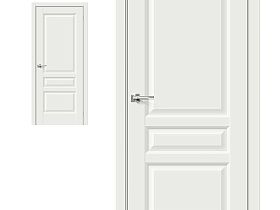 Межкомнатная дверь Браво Эмалит Неоклассик-34 White Matt