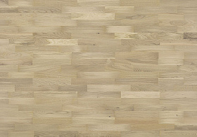 Паркетная доска Barlinek Molti трехполосная Дуб Bianco, лак, 1 м.кв.