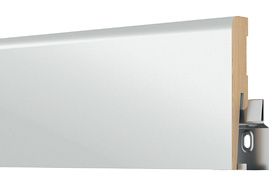 Напольный плинтус МДФ Arbiton Cavare ML0801 Белый 80x16мм, 1 м.п.