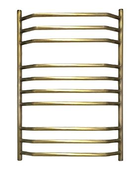 Полотенцесушитель водяной Domoterm Лаура П10 500х800 АБР, бронза