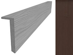 Наличник прямой телескопический Стандарт для дверей Profil Doors серия X Венге Мелинга